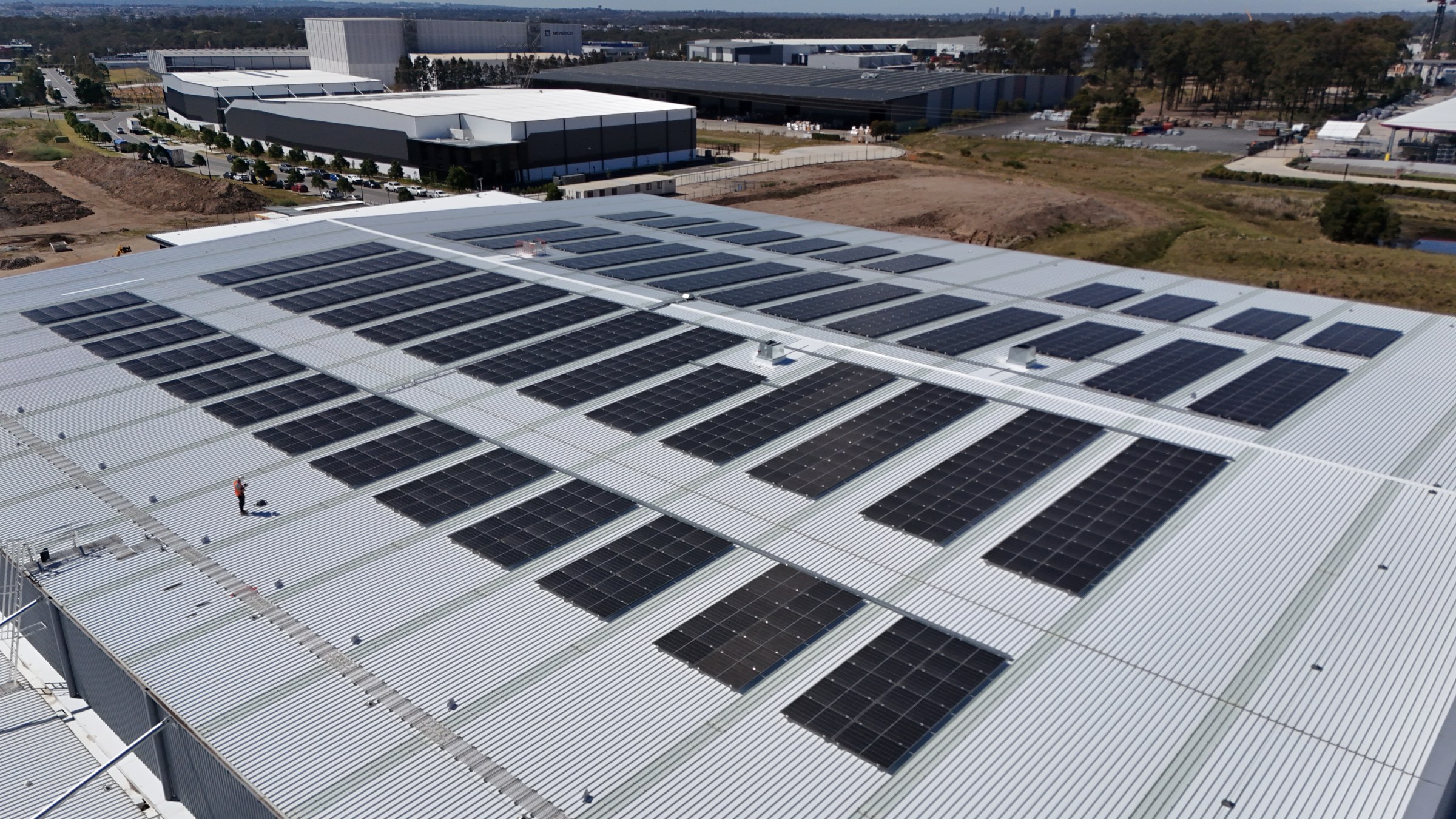 Bosch 500kW commercial rooftop solar install, Marsden Park NSW — ATI