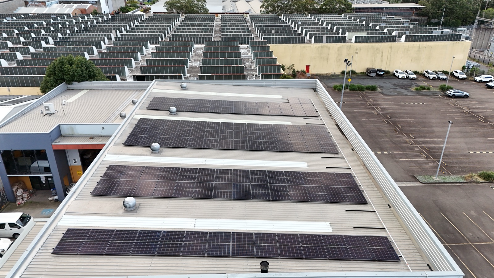 Euroquip 50kW rooftop solar and 50kW battery — ATI